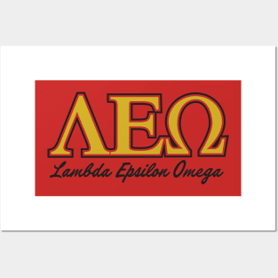 Lambda Epsilon Omega Posters and Art